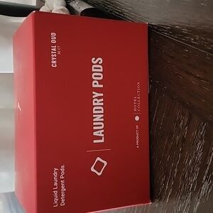 NIB Hotel Collection Laundry Pods Red Box "Crystal Oud"